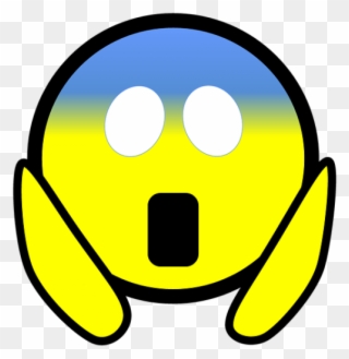 Emoji Face Clipart Afraid - Plan De Contingencia - Png Download