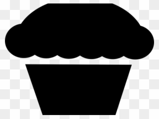 Muffin Clipart Muffin Top - Cupcake Silhouette - Png Download
