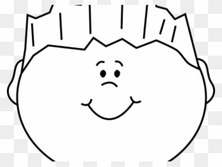 Angry Face Colouring Page Clipart