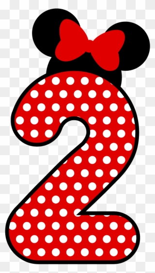 Minnie Mouse Party, Mouse Parties, Mickey Mouse, Birthday - Numero Minnie Clipart