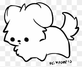 Free Loppy Eared Dog Lineart By Fei Adopts On Clipart - Dog - Png Download