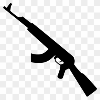 Kalashnikov Gun Png Icon - Gun Icon Png Clipart