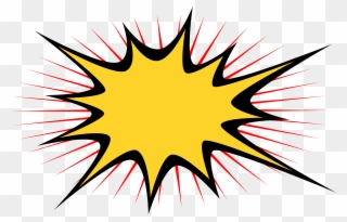 Free Download - Comic Book Explosion Png Clipart