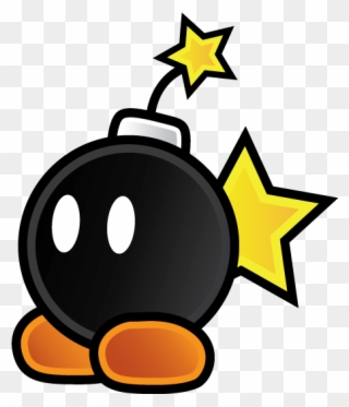 Bomb Omb Png Clipart Library Library - Super Mario Bomb Png Transparent Png