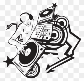 Dj Drawing Images Pictures - Music Drawing Png Clipart