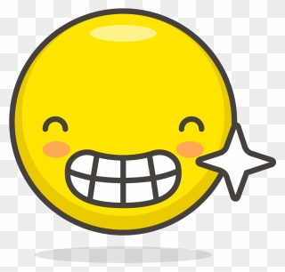 002 Beaming Face With Smiling Eyes - Free Emoji Clipart