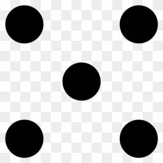 5 Dice Dots Clipart