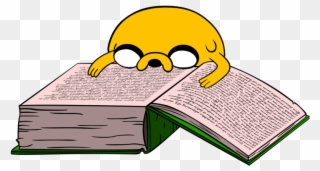 Jugar Videojuegos - Adventure Time Jake Book Clipart