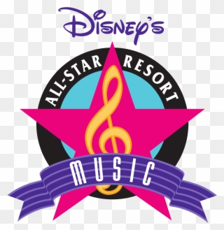 All Star Music Resort Logo Clipart