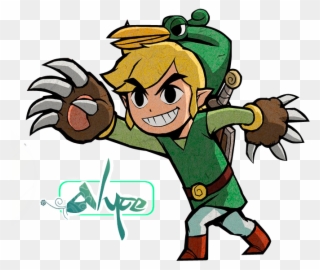 Zelda Clipart Cartoon - Legend Of Zelda Minish Cap - Png Download