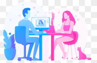 Video Chat Con Mujeres - Online Chat Clipart
