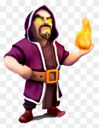 Image Clash Of Clans Clip Art Library Stock - Clash Of Clans Wizard Png Transparent Png
