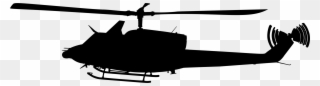 Sikorsky Uh 60 Black Hawk Military Helicopter Bell - Huey Helicopters Silhouette Png Clipart