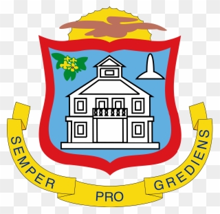 St Maarten Coat Of Arms Clipart