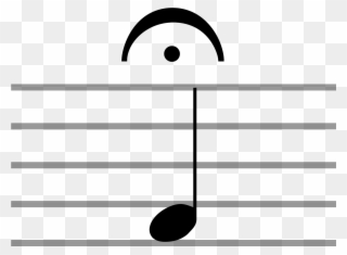 This Symbol Is Called The Fermata, Also Known As The - Fermata Music Clipart