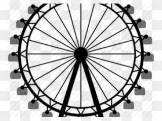 Drawn Ferris Wheel Easy - Middle Of Indian Flag Clipart