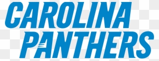 Carolina Wikipedia - Carolina Panthers Name Logo Clipart