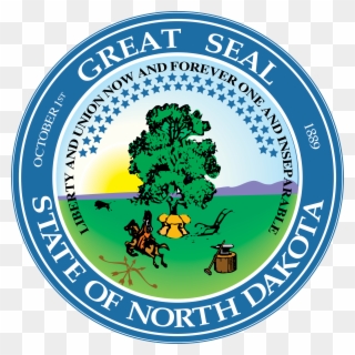 North Dakota Seal Of The State Clipart