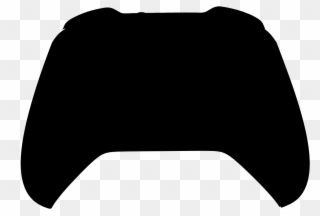 Xbox 360 Controller Silhouette Clip Art At Clker - Xbox One Controller Silhouette - Png Download