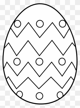 Easter Clip Art Black And White - Easy Things To Draw For Easter - Png Download