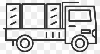 Service Trucks Icon - Truck Tracking Icon Clipart