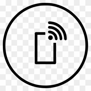 Mobile Wifi Wireless Internet Data Connection Hotspot - Tree Clipart