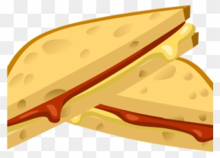 Grilled Cheese Clipart Roti - Sandwich Clipart Free - Png Download