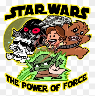 Parodia Kawai Star Wars The Power Of Force, Han Solo, - Star Wars Clipart