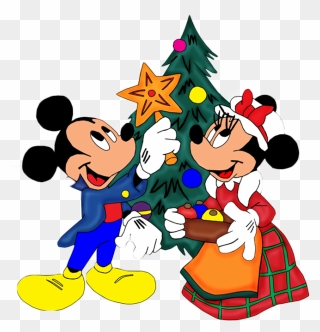 Cruise Clipart Christmas - Minnie E Mickey Natal - Png Download