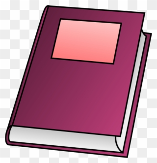 Book Clipart Pink - Simple Drawing Of Book - Png Download