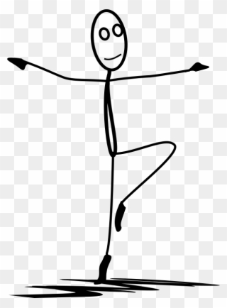 Clip Art Tags - Stickman Dancing - Png Download