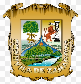 Principales Ciudades De Coahuila - Escudo De Coahuila De Zaragoza Clipart
