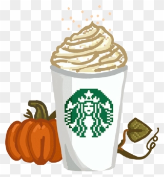 Fall Favorites Starbucks Pumkinspicelatte Pumpkins - Starbucks Pumpkin Spice Latte Transparent Clipart
