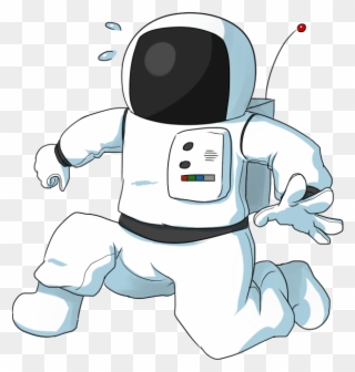 Image Library Stock Astronaut On The Moon Clipart - Astronaut Clipart Png Transparent Png