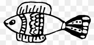 Fish Sea Drawing - ปลา รูป วาด Png Clipart