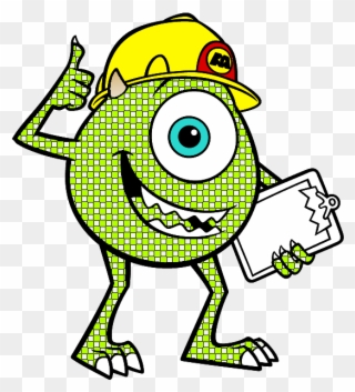 I've Attached An Xcf File Of Mike I Just Did And You - Monsters Inc Colouring Pages Clipart