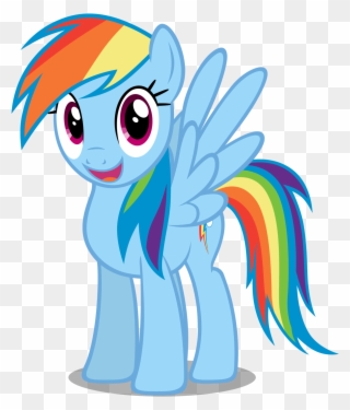 15 Minute Break Clipart - My Little Pony And Rainbow Dash Cake Toppers - Png Download