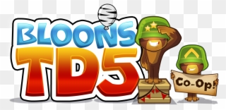 Bloons® Td 5 Adds Co Op To Fan Favorite Mobile Tower - Bloons Td5 Clipart