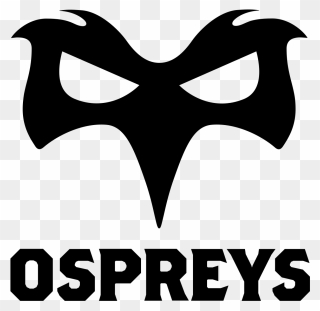 Ospreys Rugby Ball Clipart