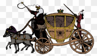 Horse-drawn Vehicle Carriage Horse And Buggy - Carriage Clipart - Png Download