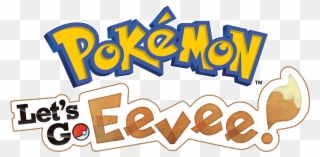 Let's Go, Eevee , Nintendo, Nintendo Switch, - Pokemon Let's Go Pikachu Logo Clipart