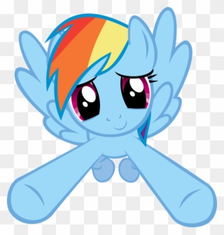 Can I Have Your Babies - Mlp Rainbow Dash Hug Incoming Clipart