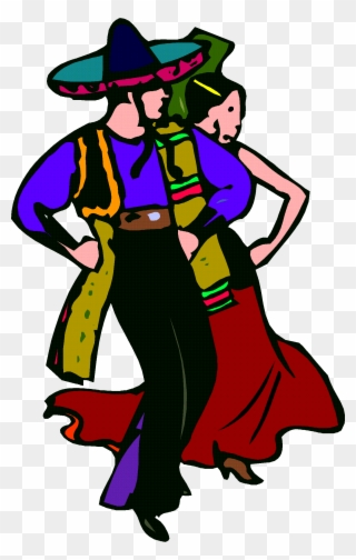 Salsa - Mexican Dancers Clipart