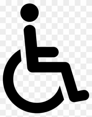 Wheelchair Icon Vector Clipart