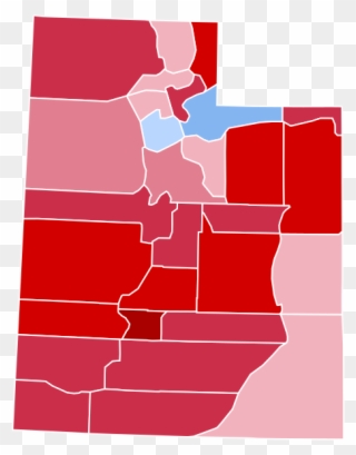 County Results - Utah 2016 Election Results Clipart