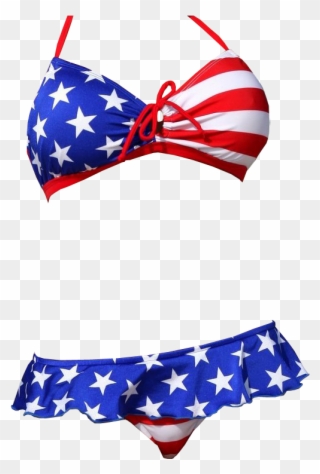 Picture Transparent Download Usa Top And Bottoms - Bathing Suit With Transparent Background Clipart