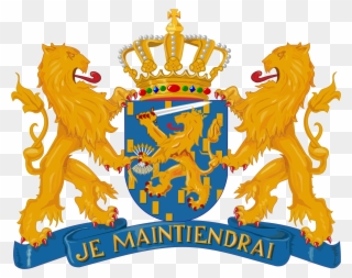 Coat Of Arms Of The Netherlands And Of Our King Willem-alexander - Wapen Nederland Clipart