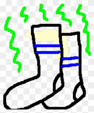 Socks Clipart Smelly Sock - Smelly Socks - Png Download