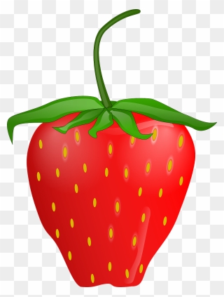 Graphic Library Cartoon Group Food Fruit Strawberry - Very Hungry Caterpillar Strawberry Clipart