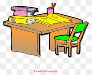 Clip Download Organized Desk Clipart - Cartoon Desk - Png Download ...